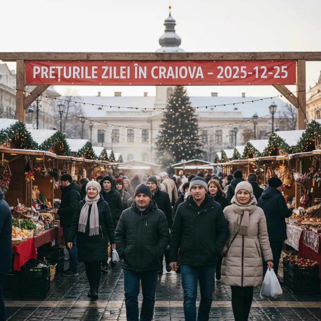 Prețurile zilei în Craiova – 2025-12-25