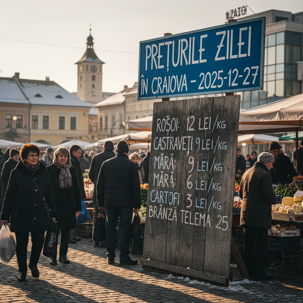Prețurile zilei în Craiova – 2025-12-27