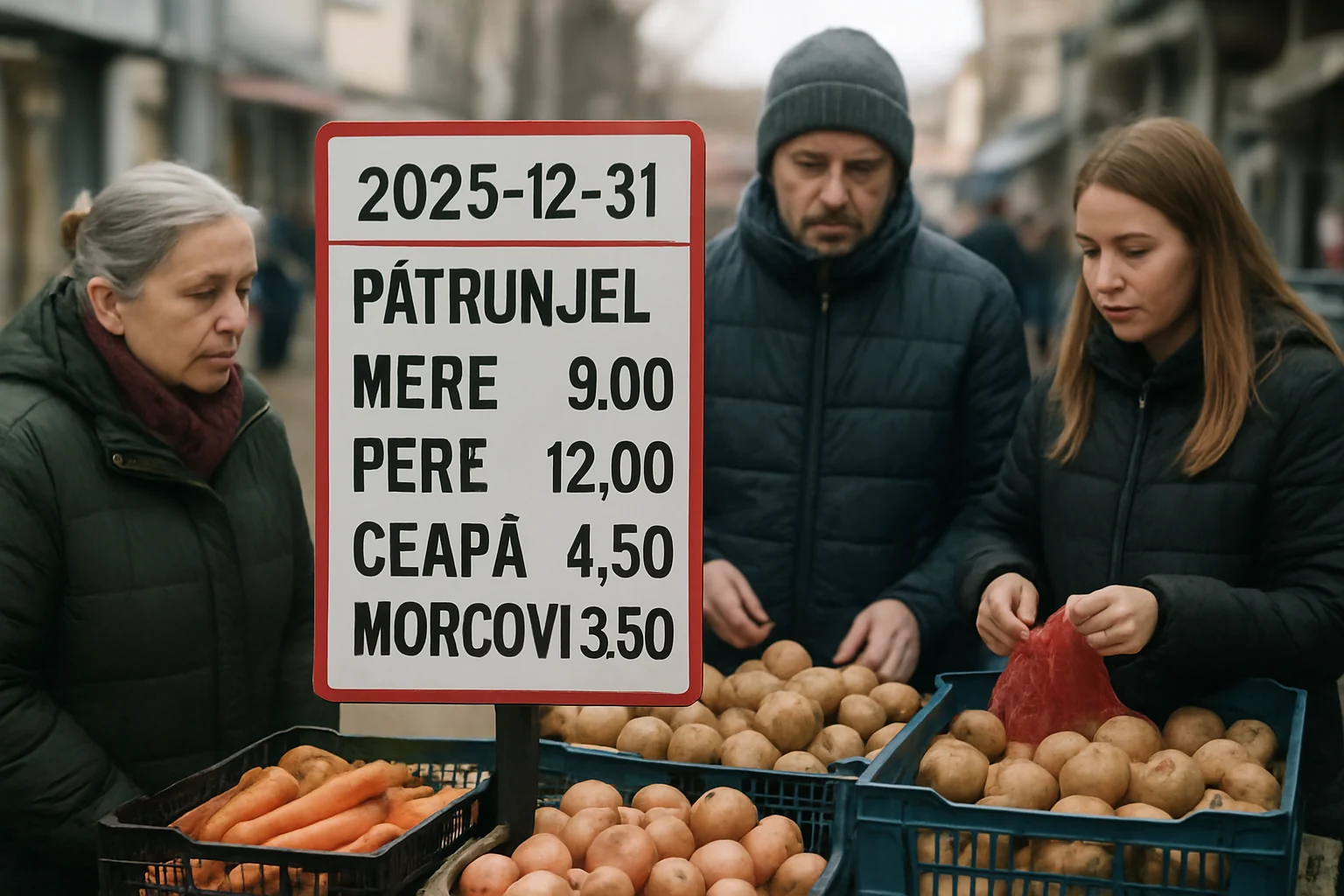 Prețurile zilei în Craiova – 2025-12-31