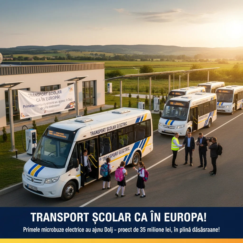 Primele microbuze electrice sosesc în cadrul proiectului de 35 milioane lei