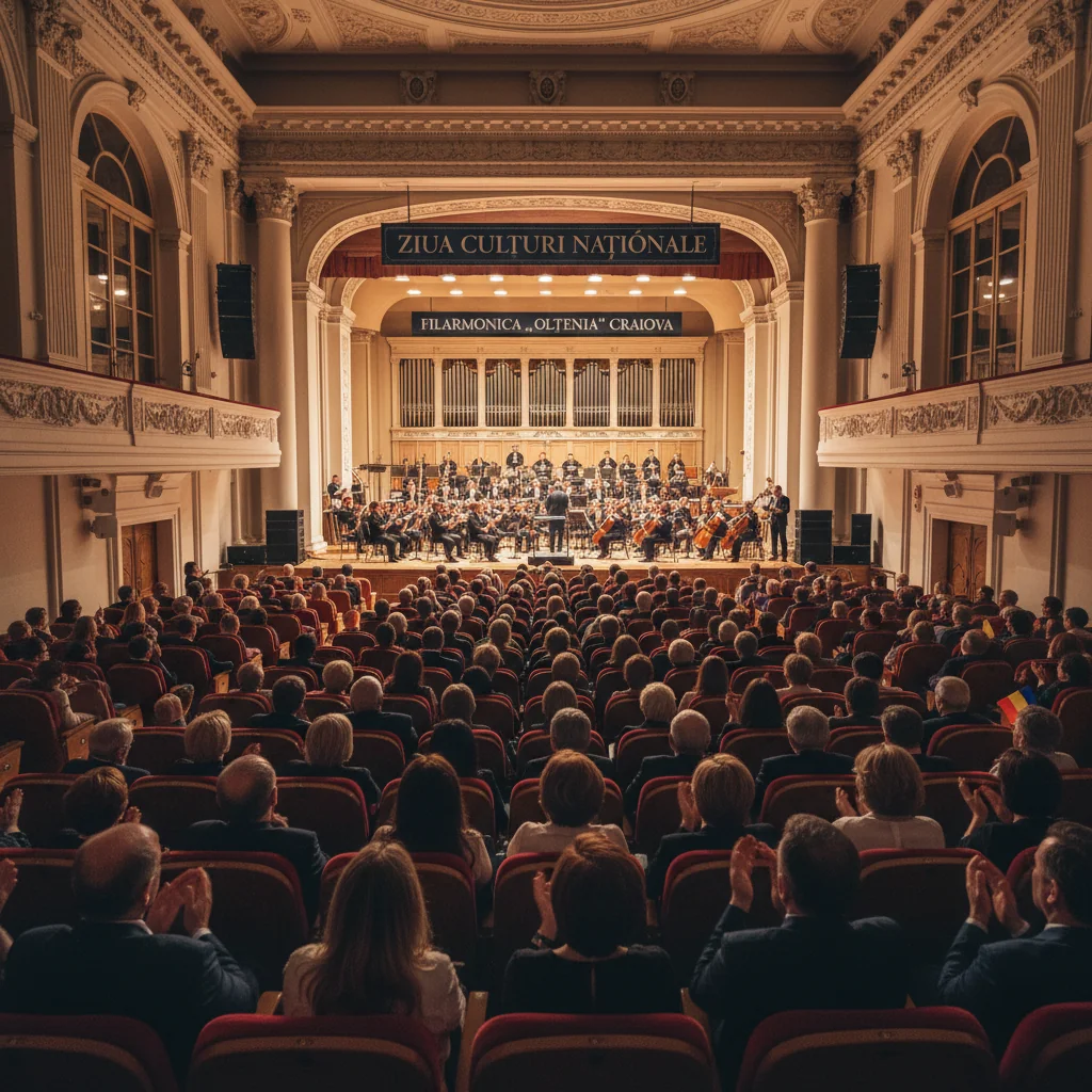 Program special de Ziua Culturii Naționale la Filarmonica „Oltenia” din Craiova