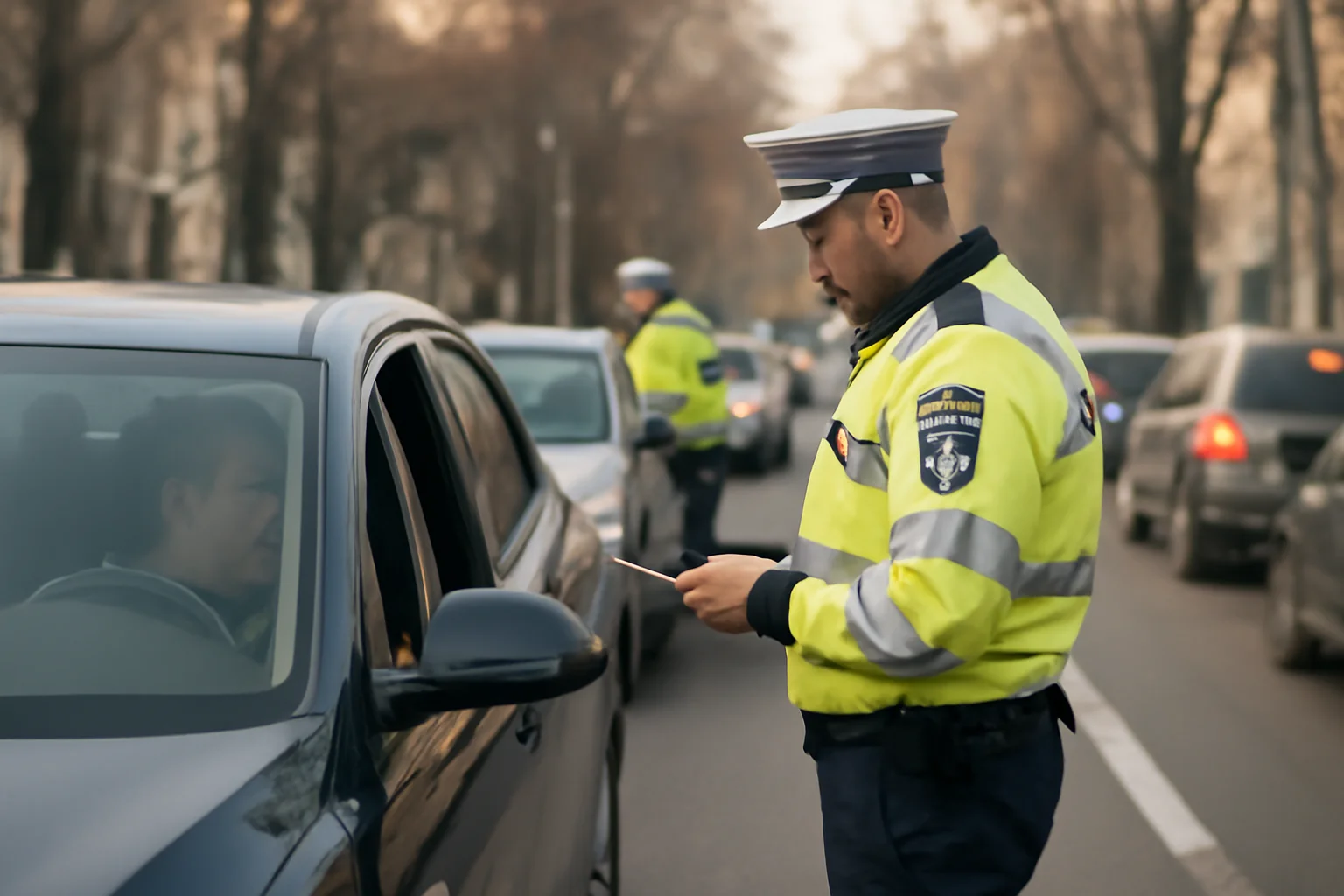 Razie în București: amenzi de 45.000 lei și mașini oprite
