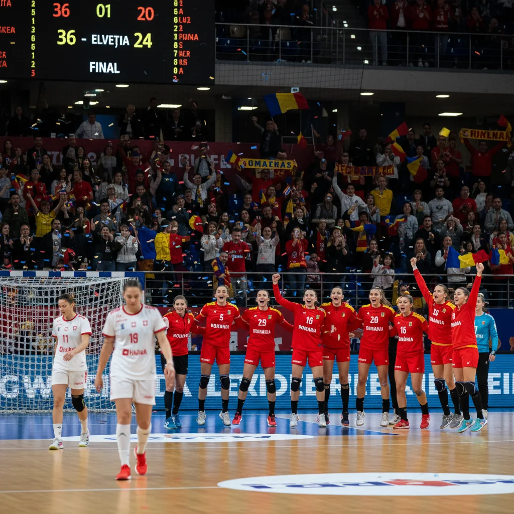 România câștigă cu 36-24 în fața Elveției și încheie Campionatul Mondial pe locul 9