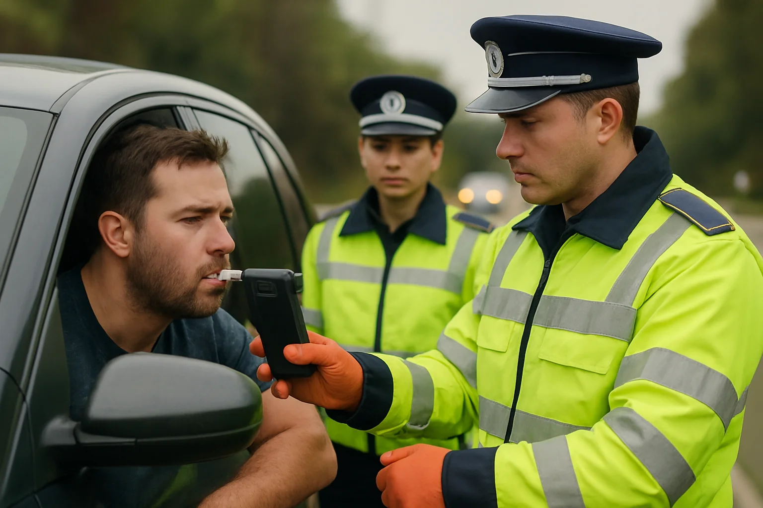 Șofer depistat băut la volan în Târgu Jiu
