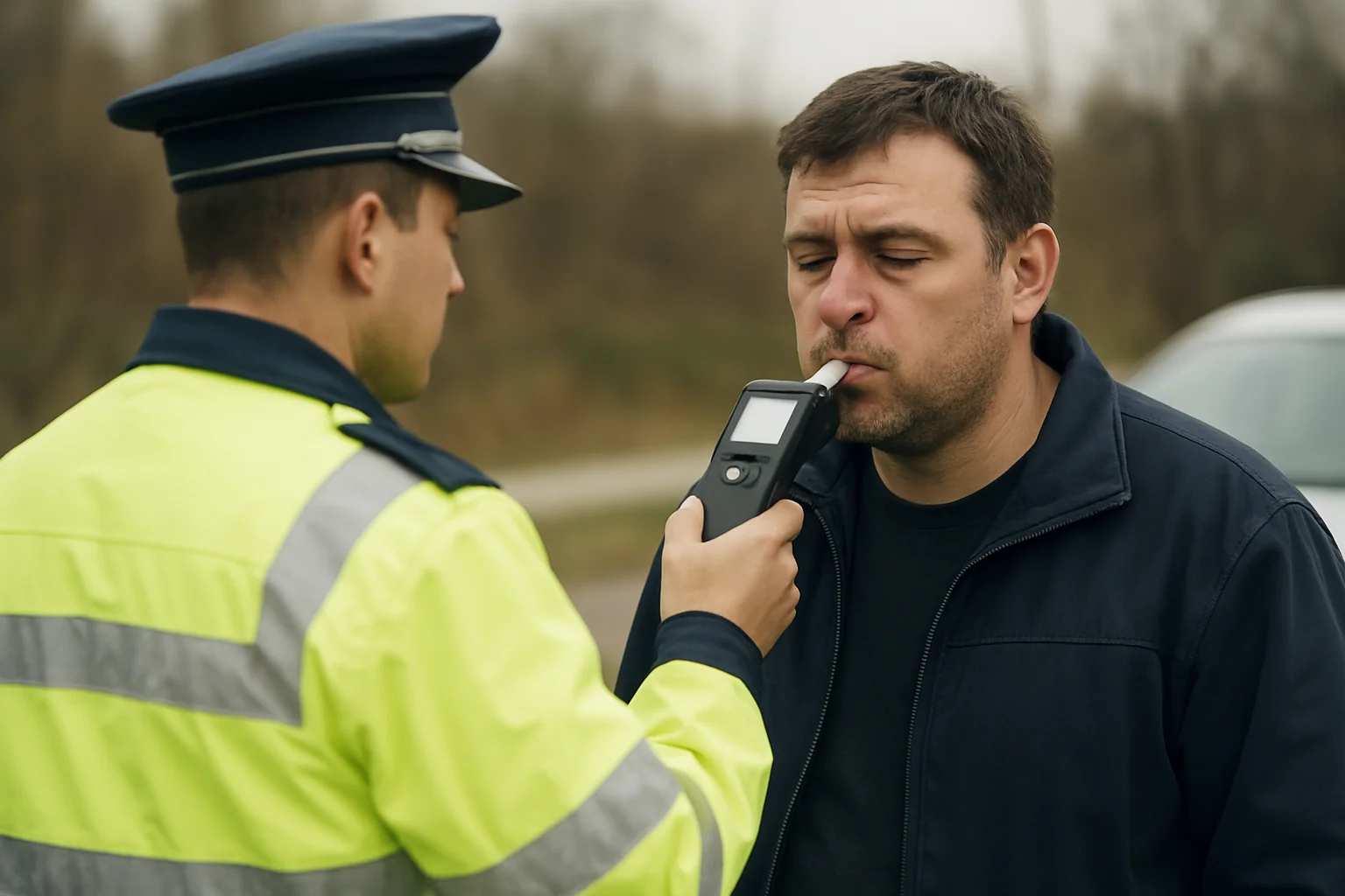 Șofer fără permis, prins beat cu o alcoolemie extremă în Mehedinți