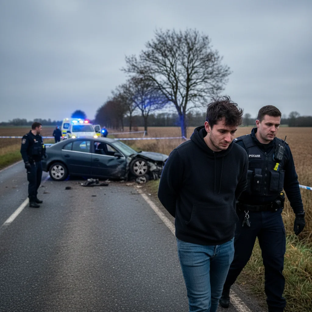 Tânăr de 24 de ani reținut pentru ucidere din culpă și conducere fără permis în urma accidentului mortal de la Vela, unde un pasager de 26 de ani a decedat pe loc