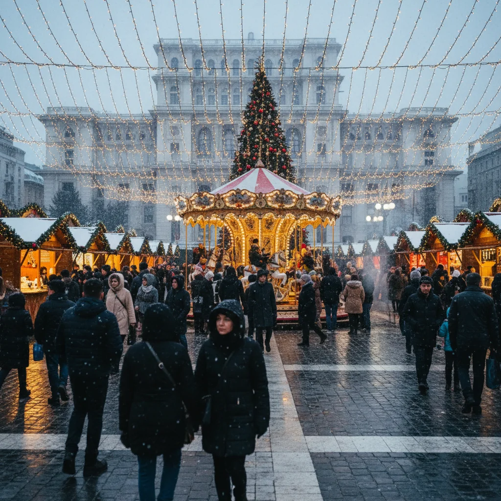 Târgul de Crăciun din Craiova va rămâne deschis încă o săptămână