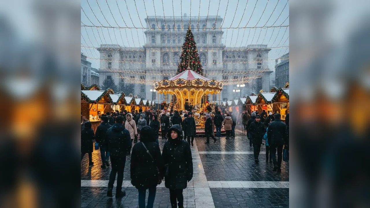Târgul de Crăciun din Craiova va rămâne deschis încă o săptămână
