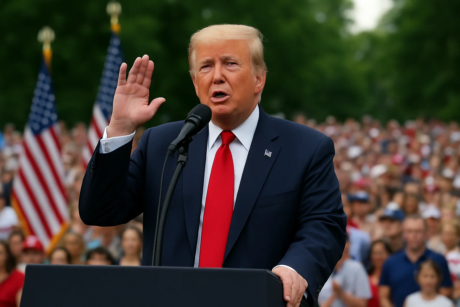 Trump a vorbit despre viitorul SUA la 250 de ani de independență