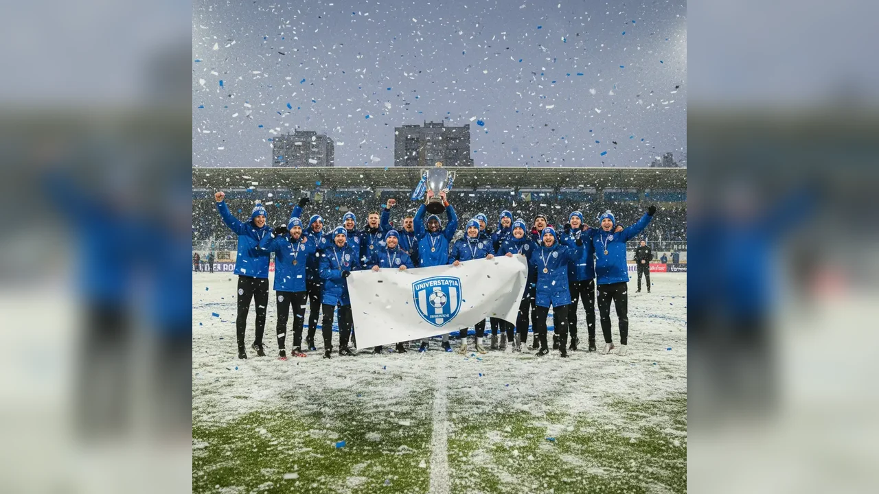 Universitatea Craiova încheie turul pe primul loc: echipa din Craiova este campioană de iarnă în Superligă