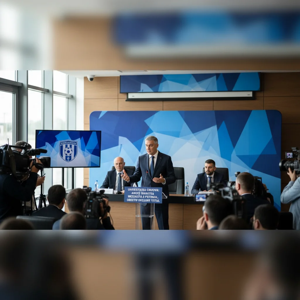 Universitatea Craiova își fixează clar obiectivul la Craiova înaintea duelului cu Petrolul Ploiești