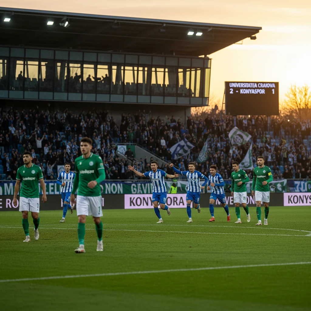 Universitatea Craiova se impune la Belek într-un amical cu Konyaspor, 1–0