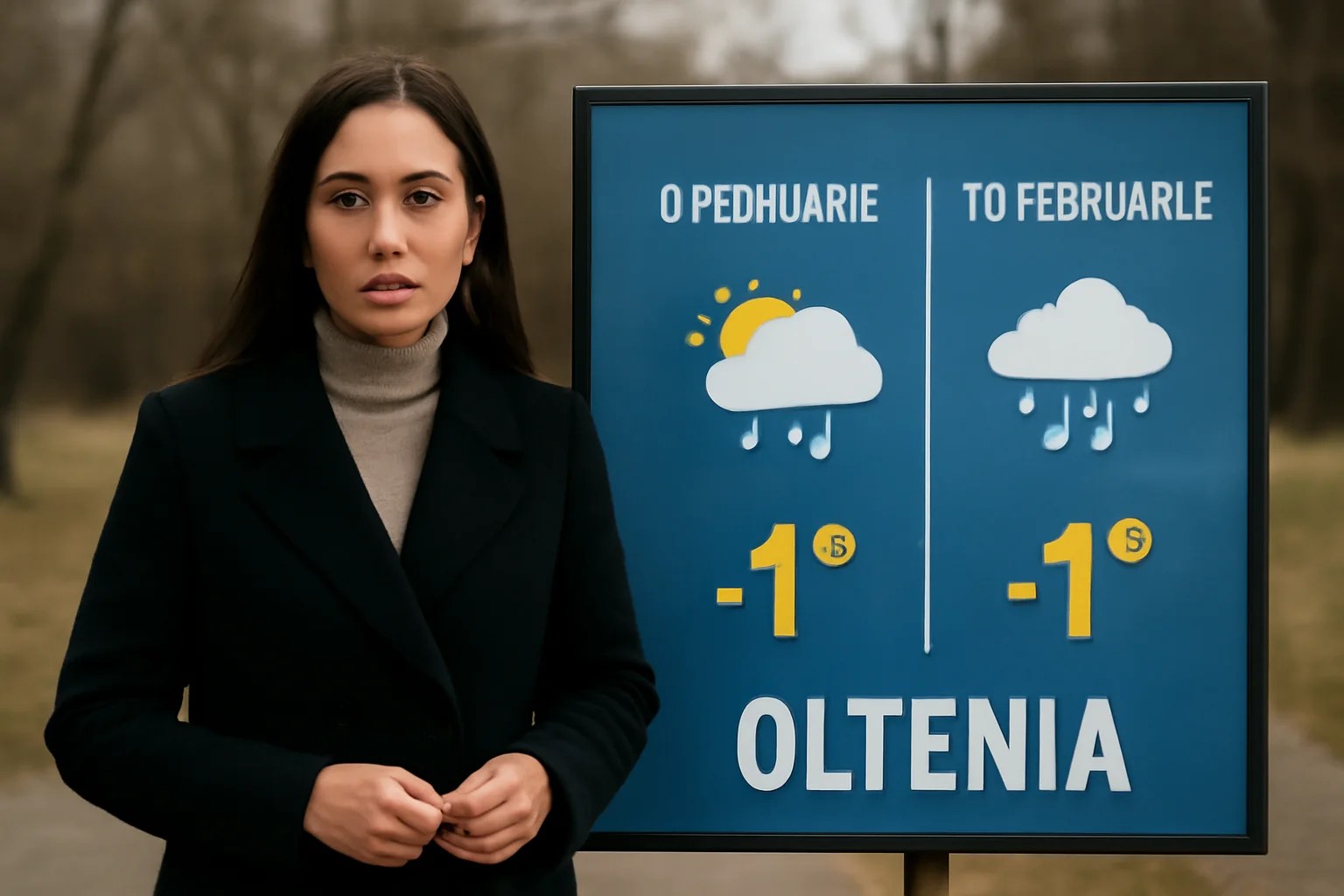 Vreme de iarnă la Craiova: prognoza meteo pentru 9–10 februarie în Oltenia